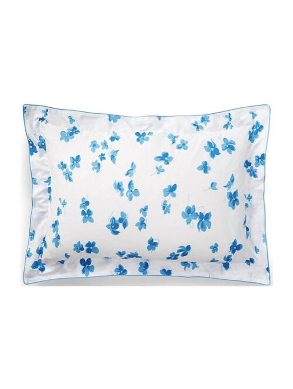 NWT RALPH LAUREN Blue Maylen Georgica Floral Standard Sham 100% Cotton 20" x 28"